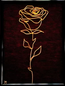 trandafir-tablou